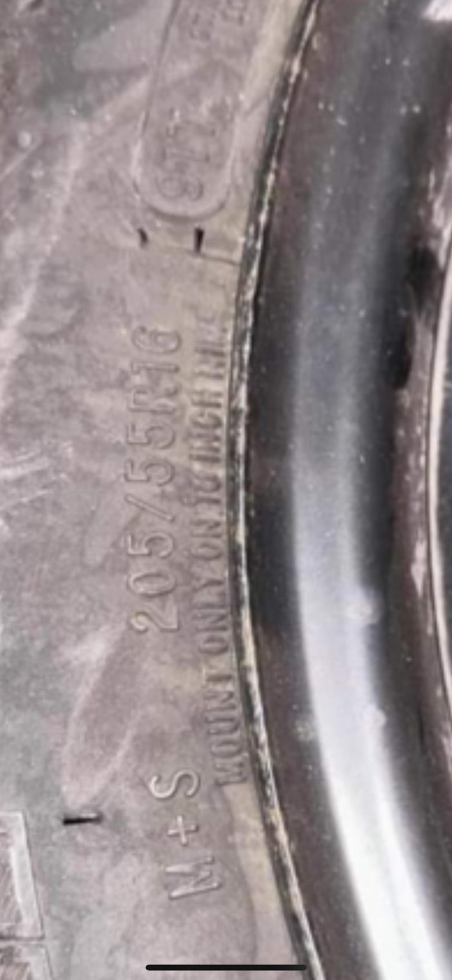 Mazda tires 205/55r/16  in Garage Sales in Oakville / Halton Region - Image 2