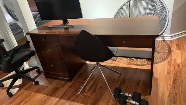 Wooden Writing Desk (credenza/office desk) in Desks in City of Toronto - Image 2