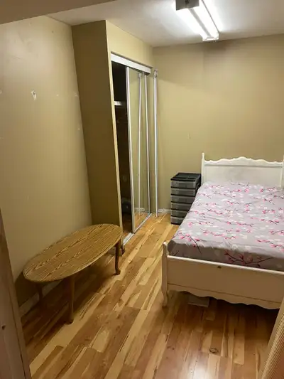 One room is available in a two bedroom basement All utilities included Wi-fi Hydro Parking Please ca...