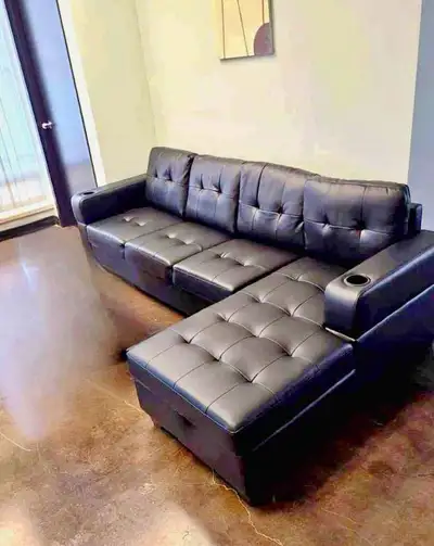 Brown Leather Sectional Sofa Sectional Couch, View more