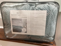 New indigo wellness weighted blanket retail $200