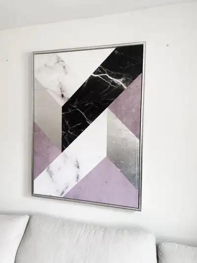 Large Modern Abstract Wall Art Decor with Frame, View more