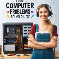 Computer Repairs; Custom built Gaming PC  Internet service etc..