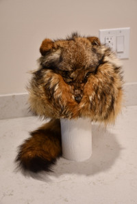 Genuine Wolf Fur Hat - MINT CONDITION