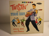 TWISTIN' WITH DUANE EDDY & THE REBELS LP VINYL RECORD ALBUM