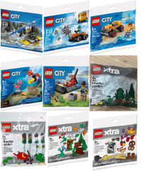 Lego Polybag Lot - City, Xtra