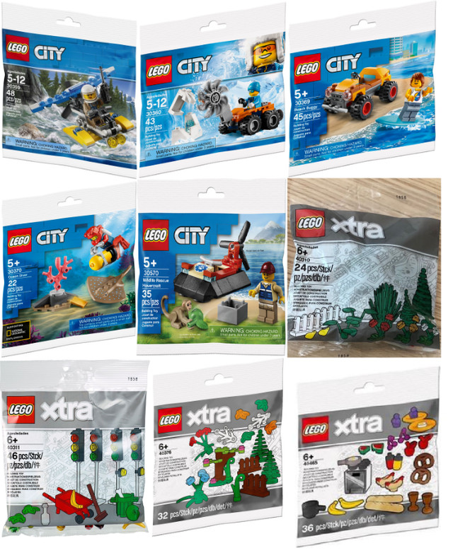 Lego Polybag Lot - City, Xtra in Toys & Games in City of Toronto