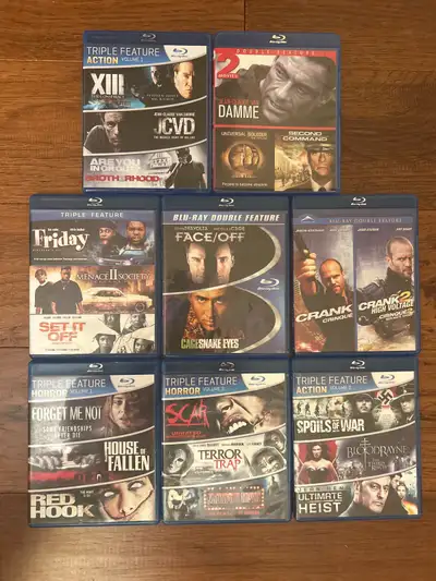 $7 each multi feature Blu-ray movies for sale Crank - sold You are welcome to pick one or multiple m...