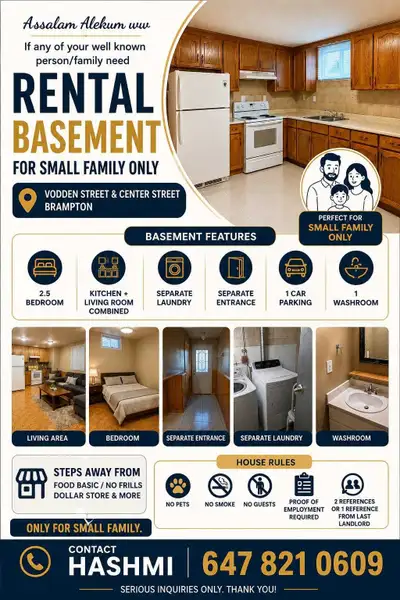 1 full washroom, separate Laundry, 1 parking and 25 % utilities