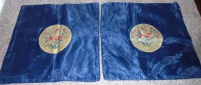 Matched pair of new cushion covers for sale - brand new and never used - each cushion measures about...