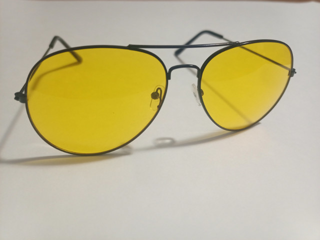Yellow Lens Aviator Glasses (New) in Other in City of Toronto - Image 2