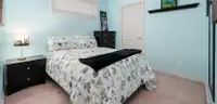 Bedroom furniture (black) + double bed