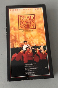 Dead Poets Society Movie VHS Video Cassette