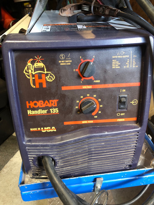Soudeuse Mig Hobart 135 sur 110v, fonctionne avec ou sans gaz dans Outils électriques  à Laval/Rive Nord - Image 3