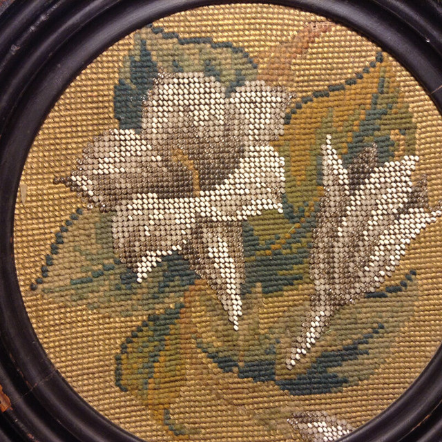 Antiques Chinese  Beaded Needlepoint in Arts & Collectibles in Vancouver - Image 4