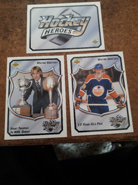 1992-92 Upper Deck Wayne Gretzky Hockey Heroes Insert Cards
