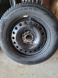 Winter Tires and Rims Viking Contact 7 245 60R18