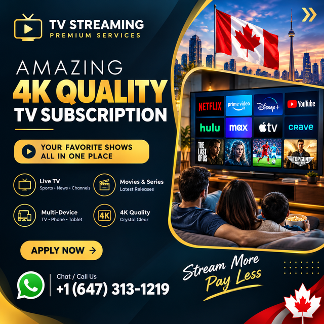 High Speed T\/ Streaming – HD & 4K!!!