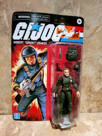 GI joe Robert "Grunt" Graves  figure.