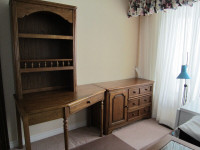 Oak Bedroom Set and Workstation in One!!!