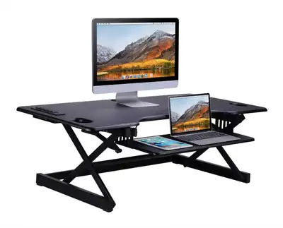 Rocelco 46" Large Height Adjustable Standing Desk Converter, View more