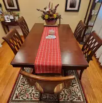 Dinning Table(Dark Brown) set, Moving Sale