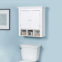 BNIB - bathroom Tivoli Wood Wall Cabinet (White)