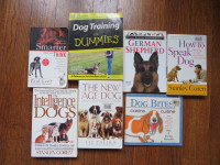 Various dog training and guides
