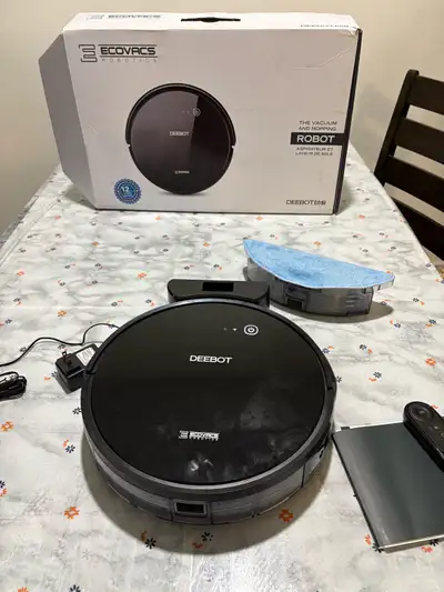Ecovacs Deebot 661 robot vacuum and mop. Used only 1–2 times, approximately 6 months old. Details: •...