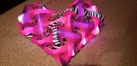 Large Heart Puzzle Piece Shaped Lamp