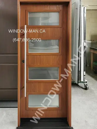Fiberglass Front Pullbar Modern Door  contemporary or traditiona, View more