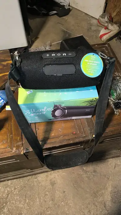 bluetooth speker forsale payed $115 with tax asking 75 obo, View more