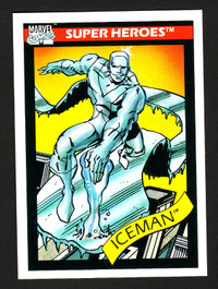 1990 MARVEL UNIVERSE BASE CARD 22 ICEMAN