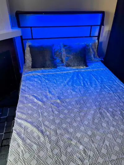 A partitioned room
