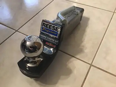 Reese trailer hitch ball mount kit, fits 2” square receiver, 2” drop, 6,000 lbs. capacity, includes...