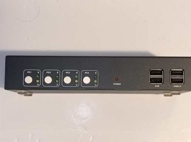 4 Port KVM Switch HDMI Dual Monitor in Cables & Connectors in Markham / York Region - Image 3