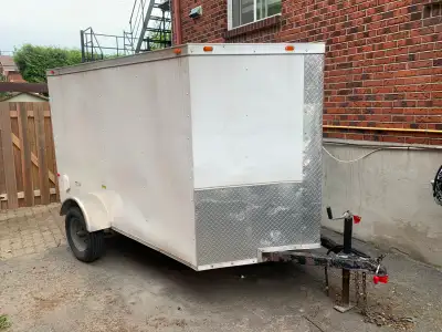 **FOR SALE: 2021 Gator Enclosed Trailer – 5.5 x 8 ft** Selling my **2021 Gator enclosed trailer**, s...