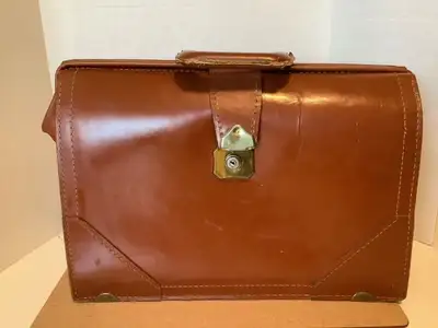 Vintage Gladstone Style Case- Full Leather, View more