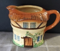 Vintage Burlington Ware, Devon Cobb cottage pitcher or jug.