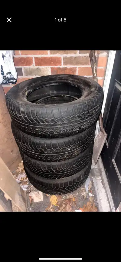 Set of Winter Tires Size: 235/ 65 R17 85% Tread left! GREAT CONDITION Pick up near Jane & Wilson, BM...