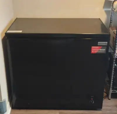 Chest Deep Freezer, 7 Cu. Ft, Black Adjustable Thermostat, View more