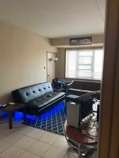 Furnished single bed is available for sublet from May1 to August31 in 251 Lester St Waterloo. Call 6...