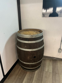 Wine Oak Barrel - Rustic Furniture Piece