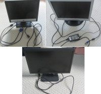 3 Older Monitors - 15 " Benq, 17 " Westinghouse, or 19 " Acer