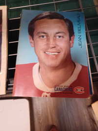 Jean Beliveau Montreal Canadiens History book and Philly Flyers 