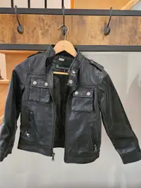 New Kids Leather Jacket size 7 Not Used