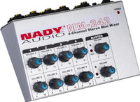 Nady MM-242 4 Stereo / 8 Mono Channel Mini Mixer