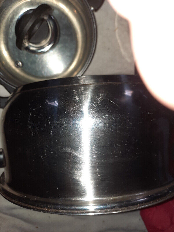 Stainless steel  pots and pans. in Kitchen & Dining Wares in Edmonton - Image 4