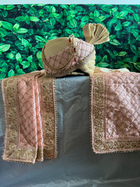 Groom Safa (Hindu Turban) pre-made and Dupattas For Rent
