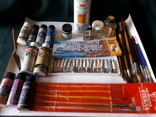 Art supplies,canvas,paper,easel,
School supplies in Hobbies & Crafts in Mississauga / Peel Region - Image 3